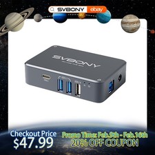 SVBONY SV241 Astronomy Telescope Power Adapter Micro DC USB HUB Box Type-C