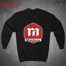 Montesa Motorcycle Classic Retro Black Size S to 3XL