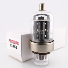 One Excellent PHILIPS 6146B Tube GM[%]: 102 EM[%]: 103 AMPLITREX