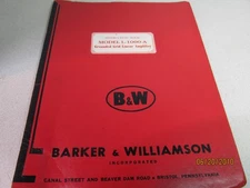 B&W L-1000-A BARKER & WILLIAMSON GROUNDED GRID LINEAR AMPLIER HAM RADIO