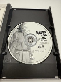 Preowned Madden NFL 98 (Sega Saturn, 1997) Tested  Cib