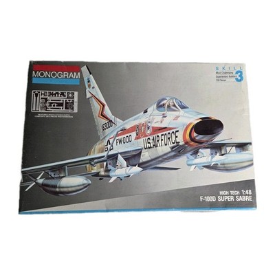 Monogram F-100D SUPER SABRE 1/48 Scale Model Kit 5471 NEW Complete SEALED BAG