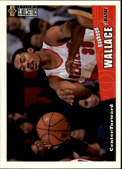 1996-97 Collector's Choice #318 Rasheed Wallace - BSK