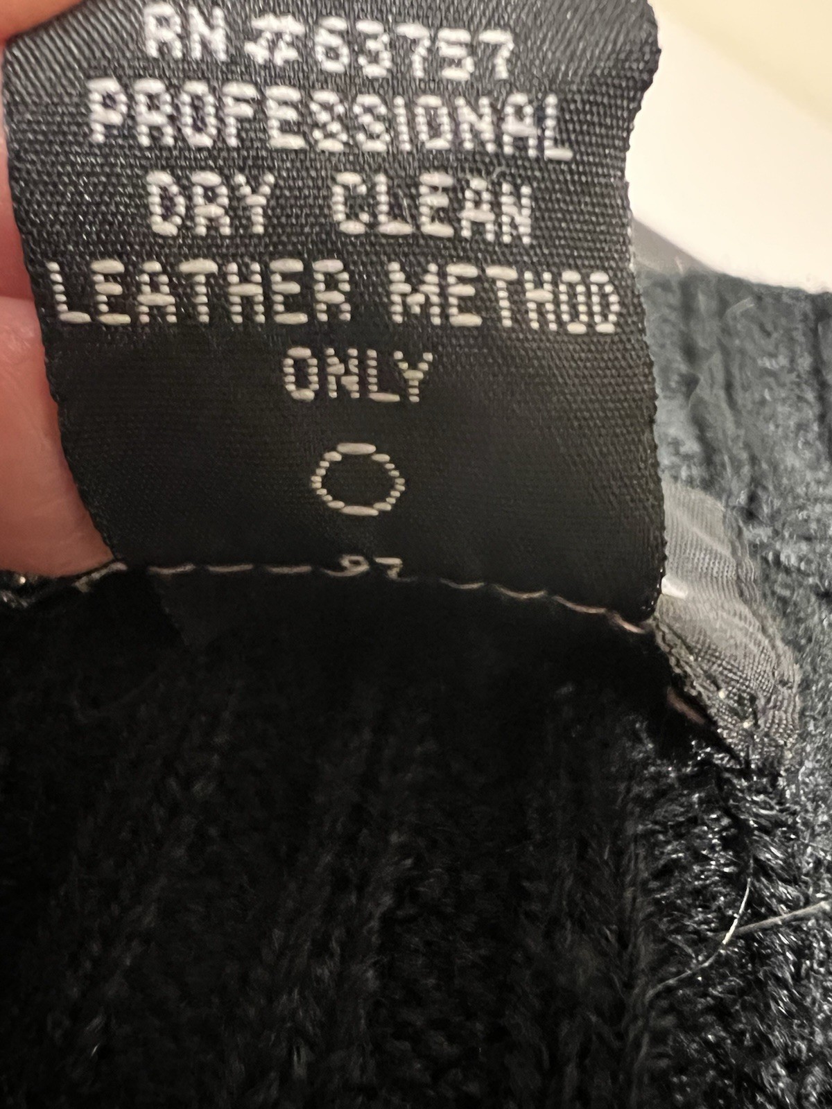 VTG Designers Studio Patchwork Suede Leather Zip … - image 6