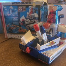 RARE ORIGINAL PACKAGING 1983 Gyakuten Ippatsuman Home Base Takatoku Time Bokan