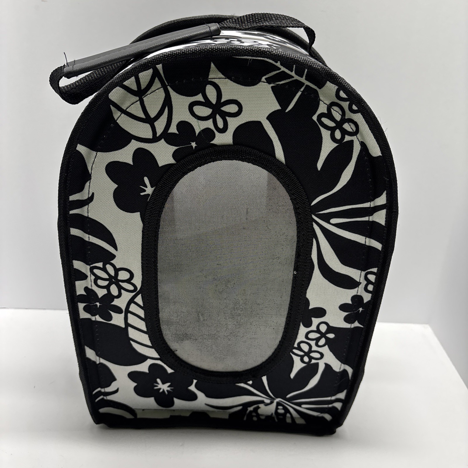 Company Soft Sided Small Travel Bird Carrier - Black/white F