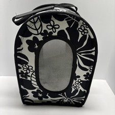 A E Cage Company Soft Sided Small Travel Bird Carrier - Black/White Free Ship