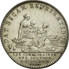 [#69841] France, Token, Religion, 1756, AU, Sil, ver