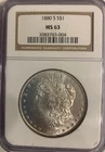 1880-S MORGAN SILVER DOLLAR :: NGC MS-63 ::