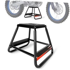 Dirt Bike Stand Motorcycle Lift Panel Stand Maintenance Detachable Anti black