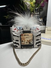 FURLA Metropolis Jungle Mini borsa a tracolla con pelliccia sintetica