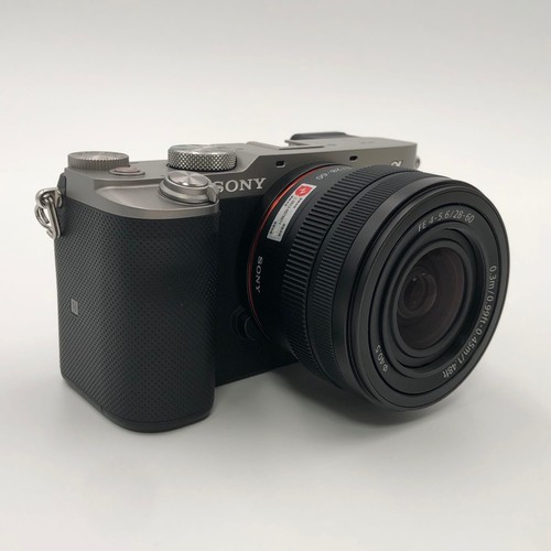 Sony Alpha A7C 24.2MP Mirrorless Camera Silver+FE 28-60mm f/4-5.6 Lens Excellent