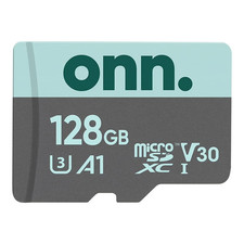onn. 128GB microSDXC U3 Memory Card   Class 10 High Speed Storage