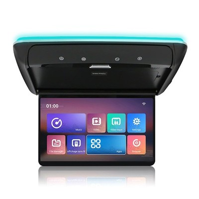 22''Car Roof Mounted Overhead Monitor Airplay HDMI Bluetooth 4.2 2+32G