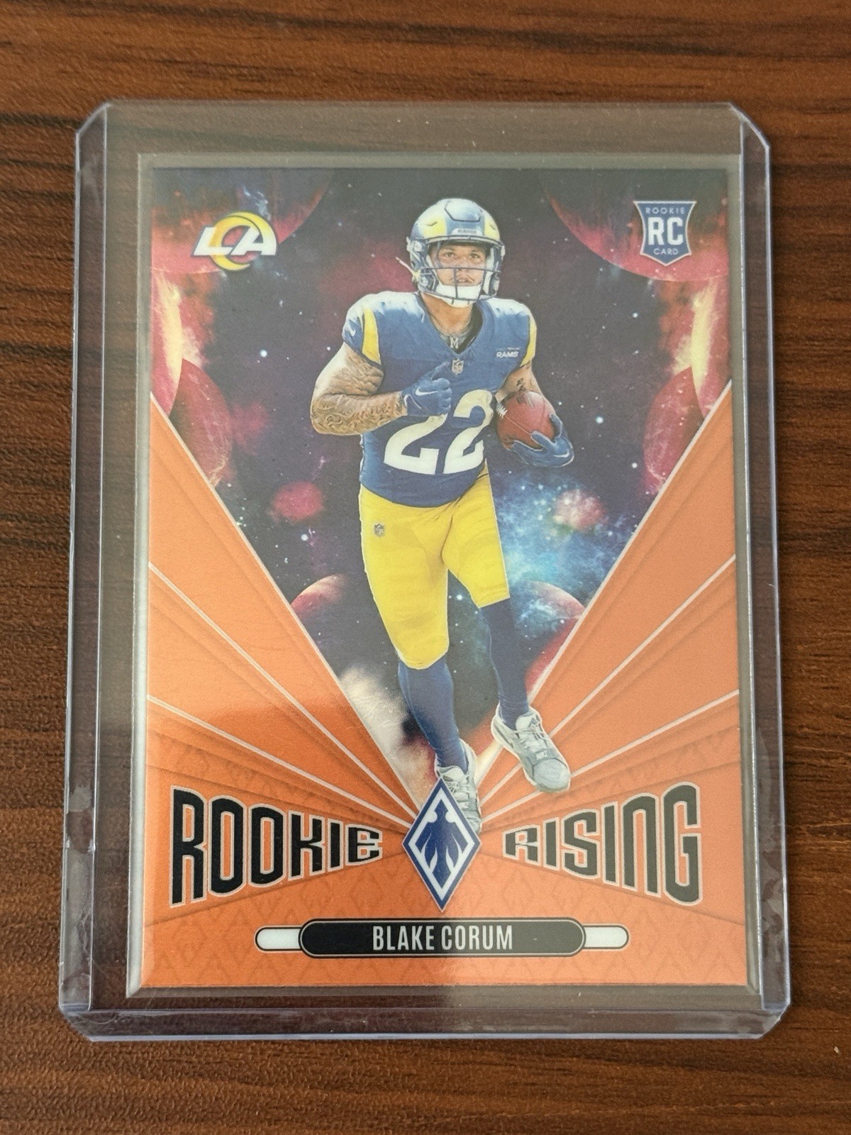 2024 Panini Phoenix Rookie Rising Blake Corum #RR-BCM Orange (RC)