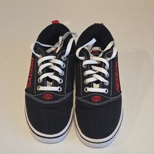 Heelys PRO 20 Kids Wheeled Sneakers Black/Red/White Low Top US 1 EU 32