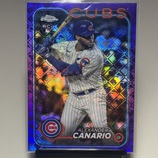 2024 Topps Chrome Logofractor - Alexander Canario #174 Purple Refractor /250