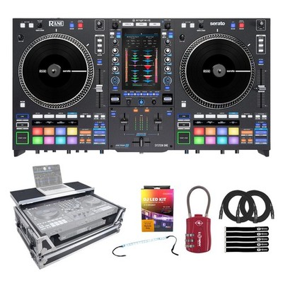 Rane SYSTEM ONE Motorized Platters Stems Standalone DJ System Silver Case