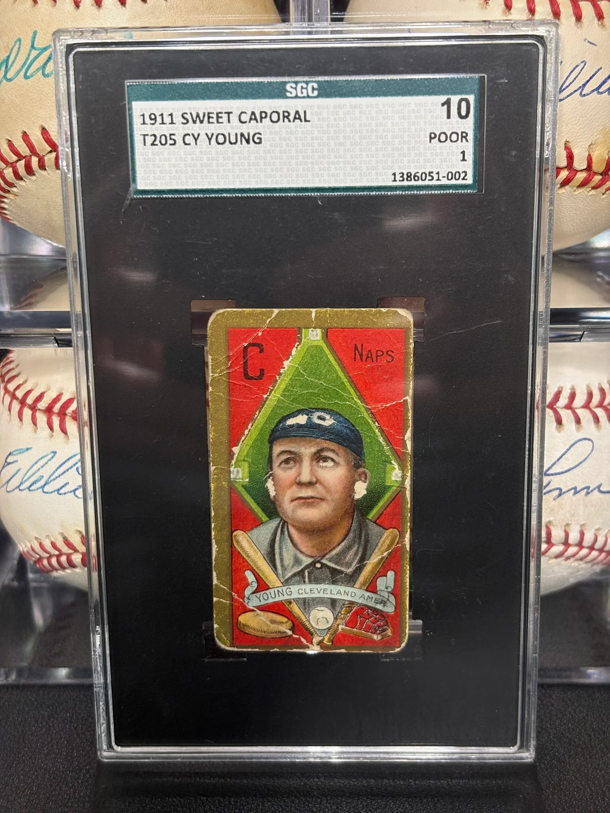 1911 Sweet Caporal (T205) Cy Young SGC 1