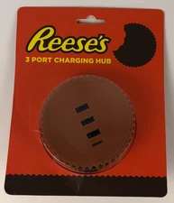Reese's 3 Port Charging Hub Hershey Official Licensed Sealed USB-A