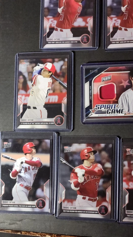 Shohei Ohtani 2019 Panini Father's Day S.O.G /99 Player Used + Topps Now Cards - Image 4 of 4