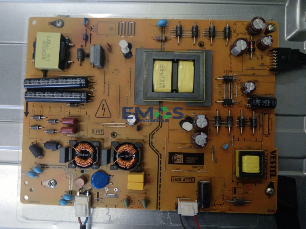 23396597 POWER SUPPLY FOR TECHWOOD 43A06USB 1804 (17IPS72)