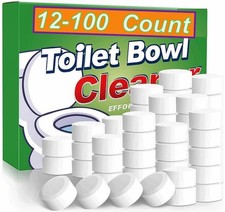 Toilet Bowl cleaner tablets lot tank deodorizer fresh blue bleach 1 Year Supply