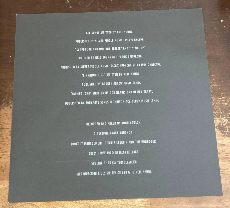 Neil Young with Crazy Horse Box Set 4LP 2CD DVD Rare 2020 Reprise US - Image 4 of 4