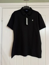 Image of New G-Star Raw Men's Black Dunda Slim Short Sleeved Polo Shirt, UK Size XL