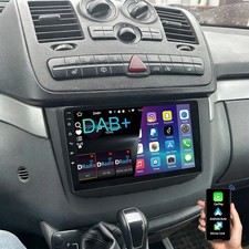 DAB+ Für Mercedes Benz Viano Vito 2 W639 Autoradio 4+64G Android15 GPS RDS FM BT