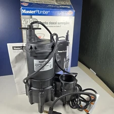 Pentair/Master Plumber 540056 4/10 hp Ejector Sewage Pump New