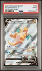 2021 POKEMON SWORD & SHIELD EVOLVING SKIES #192 FULL ART/DRAGONITE V PSA 9