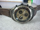 VINTAGE TIMEX QUARTZ WATCH EXPEDITION INDIGLO MENS CHRONO KHAKI DIAL NEW BATTERY