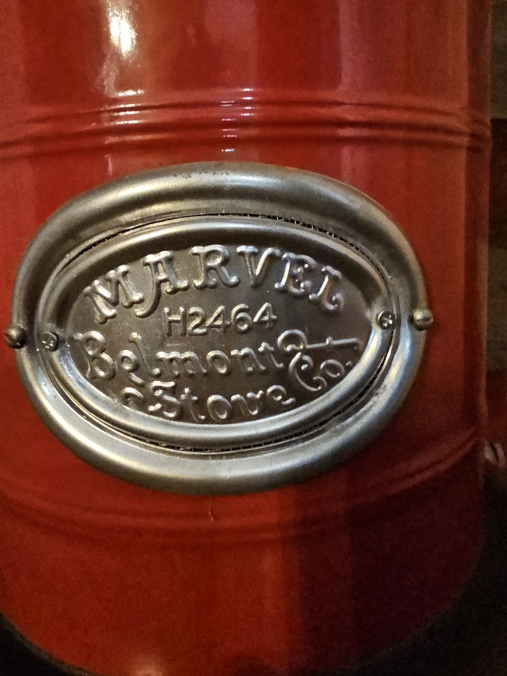 Antique VTG Marvel H2464 Belmont Stove Co Heater Cabin Stove McCormic Farmall - Image 4 of 4