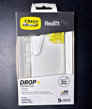 OtterBox React Series Clear Hard Case for Samsung Galaxy S23 Slim Antimicrobial