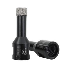 Diamond Core Drill Bits 2PCS 1/2 Inch for Porcelain Ceramic Tile Marble Brick...