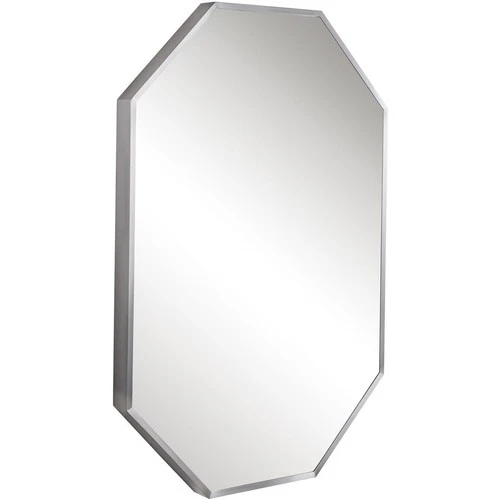 Uttermost 09653 Stuartson 30 X 20 inch Brushed Nickel Wall Mirror - Picture 2 of 4