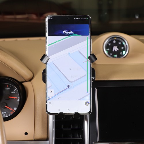 Car Center Instrument Cell Phone Holder Mobile Mount For Porsche Cayenne 2010-15 - Picture 4 of 12