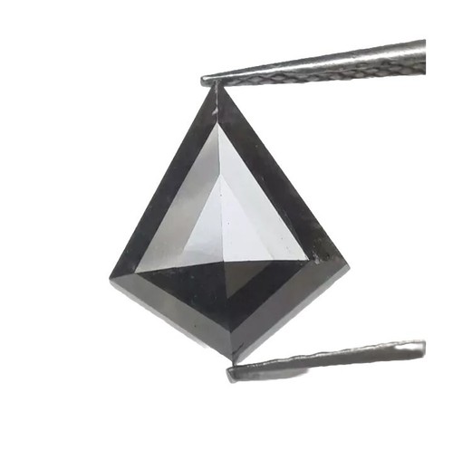 1,50 ct natürlicher loser Diamant schwarze Farbe Drachenform Diamant Salz und Pfeffer  - Bild 4 von 9