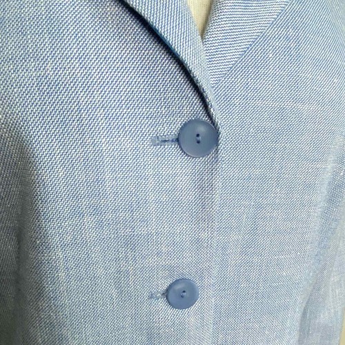 NWT Pendleton blazer jacket blue rayon wool silk blend 8 - Picture 4 of 14