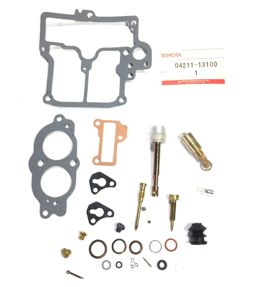 Kit Carburador Toyota Corolla 4K KE70 1979 Original Nuevo de Lote Antiguo Japón 04211-13100 Foto 3 de 3