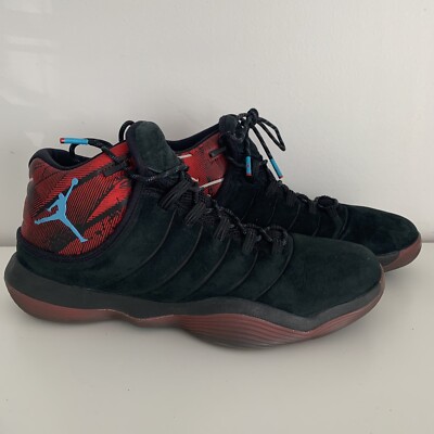 Size 10.5 - Jordan Super Fly 2017 N7  Black Red Excellent Condition Light Men