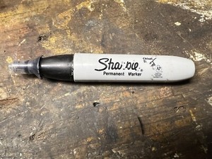 B2 Tactical Sharpie Magic Marker EDC self defense fiberglass OOAK
