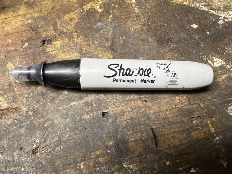 B2 Tactical Sharpie Magic Marker EDC self defense fiberglass OOAK