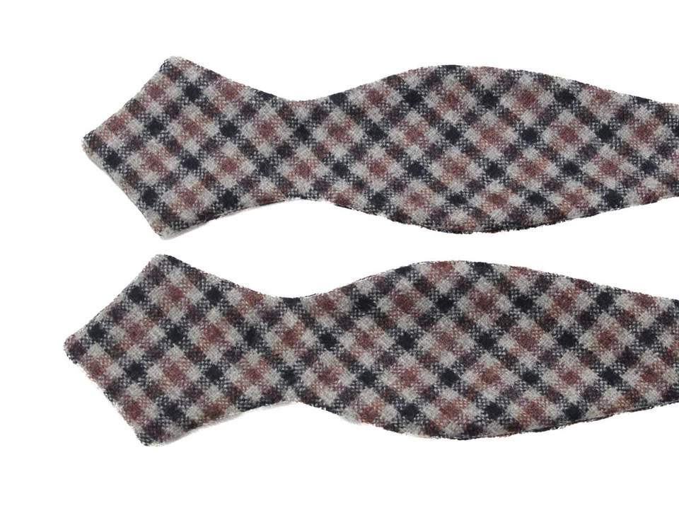 Pajarita a cuadros rosa SUITSUPPLY para hombre talla única lana seda ajustable formal atada Foto 2 de 4