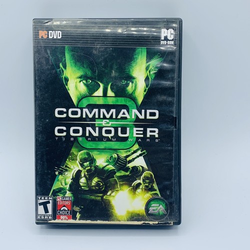 Command & Conquer 3: Tiberium Wars PC DVD - Complete CIB, Tested & Working