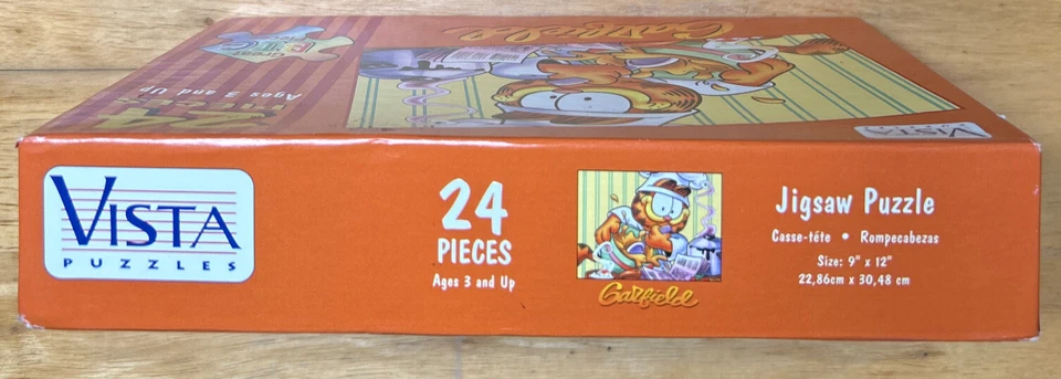 Rompecabezas de cocina Garfield 9x12” 24 piezas grandes (Vista, 2000, nuevo y sellado) Foto 2 de 4