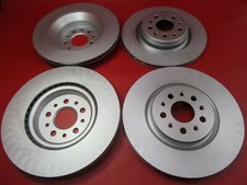 Maserati Levante front rear brake rotors set 4pcs TopEuro #269 PREMIUM QUALITY