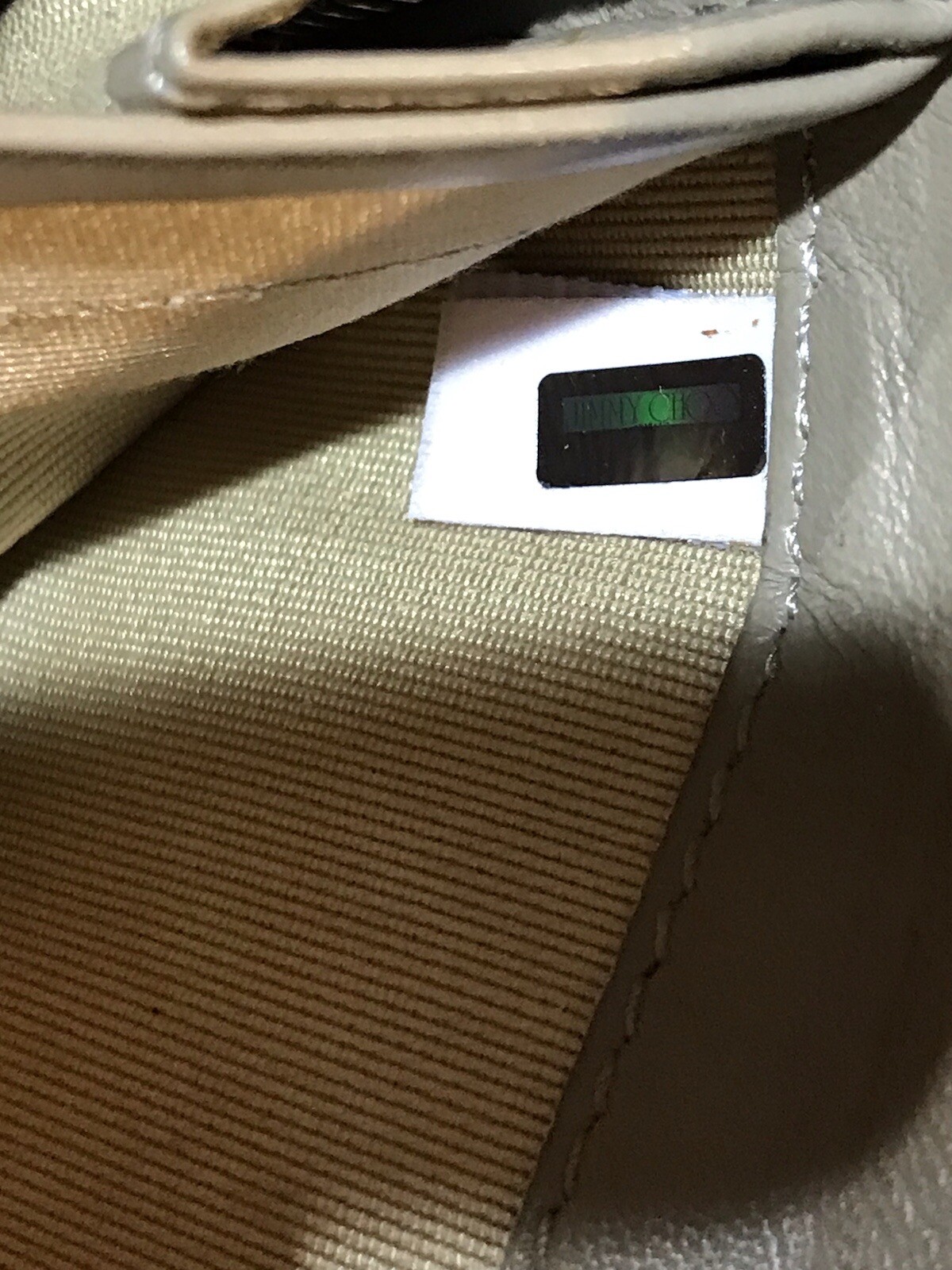 JIMMY CHOO Star Studded Python Embossed Leather Z… - image 9