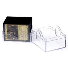 Clear Cards Deck Box BCW Prism Acrylic Plastic Case For Game MTG Pokemon Storage